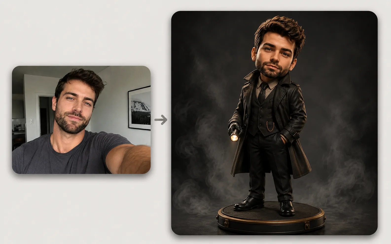 Midnight Detective action figure example