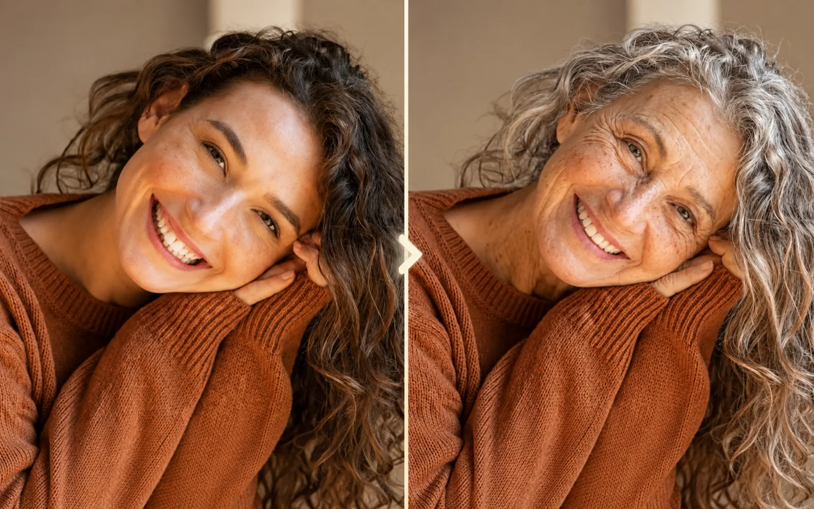 A portrait used to create a six-age life progression with Pixredi