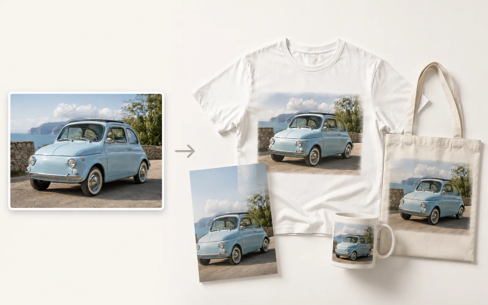 A product mockup generated by Pixredi showing a design on a realistic product