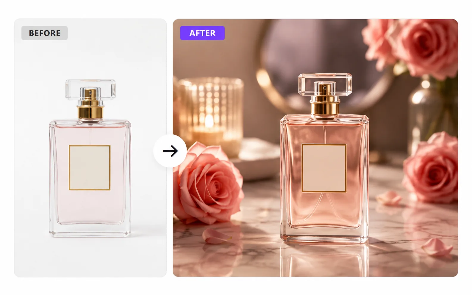 A polished product photograph created from a simple uploaded product photo