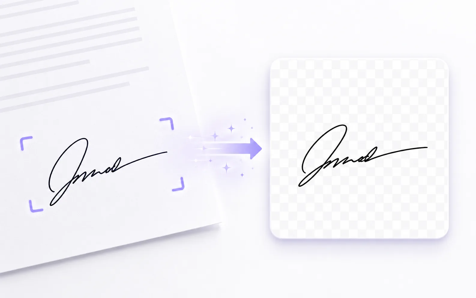 A line drawing or signature extracted onto a clean transparent background
